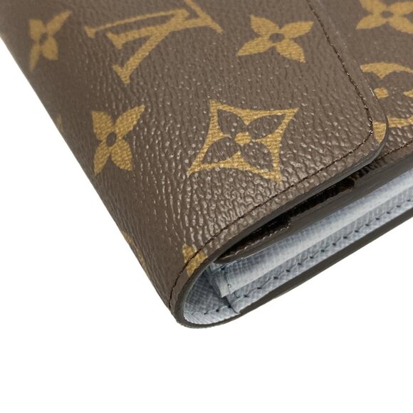 LOUIS VUITTON Portefeuille Sarah NM Blue Orump Monogram - 769-071325 - Picture 6 of 12